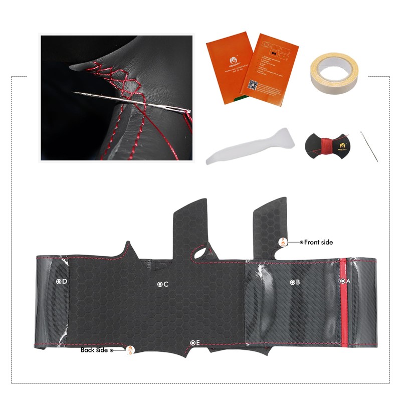 MEWANT Steering Wheel Cover for Chevy Equinox RS 2025 /