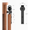 4FT Super Mini Cabinet Small Sliding Barn Door Hardware Track