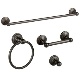 Design House 188649 Calisto 4-Piece Bathroom Accessory Kit, Oil Rubbed Bronze