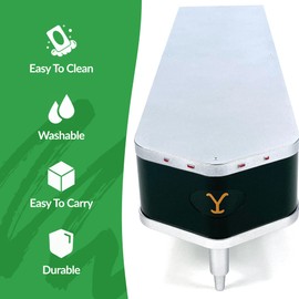 AMT Adult Collectibles - Yellowstone Dutton Ranch Trailer with Gooseneck Trailer Hitch for Farm Toys - Collectibles - Working Rear and Side Doors 1:20 Scale