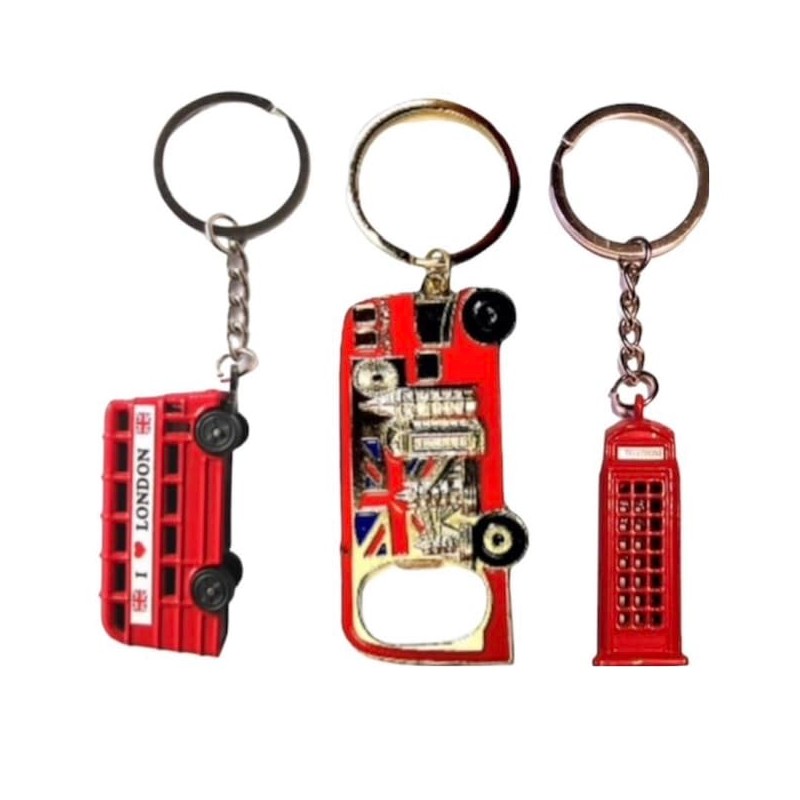 12 x I Love London Magnets Keyrings British England Key