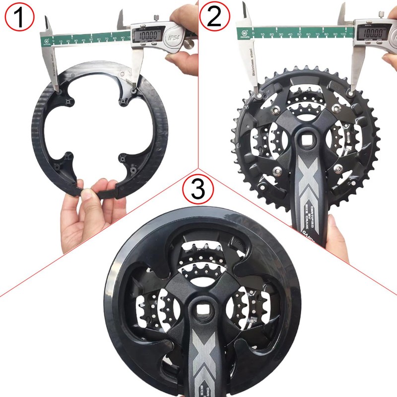 Yundxi Bicycle Chainring Protector, 42T Chain Guard Ring, Sprocket Cover,