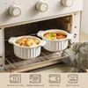 Gacoree French Onion Soup Bowls with Handles, 12 Oz Ramekins