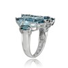Ice Gems Sterling Silver Genuine London Blue Topaz and Blue