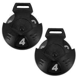 2 Pack Interchangeable Number Tag for Golf Club Head Cover, Wear Resistant Golf Club Covers Number Tags, Club Head Covers for Fairway Clubs Drivers, Black