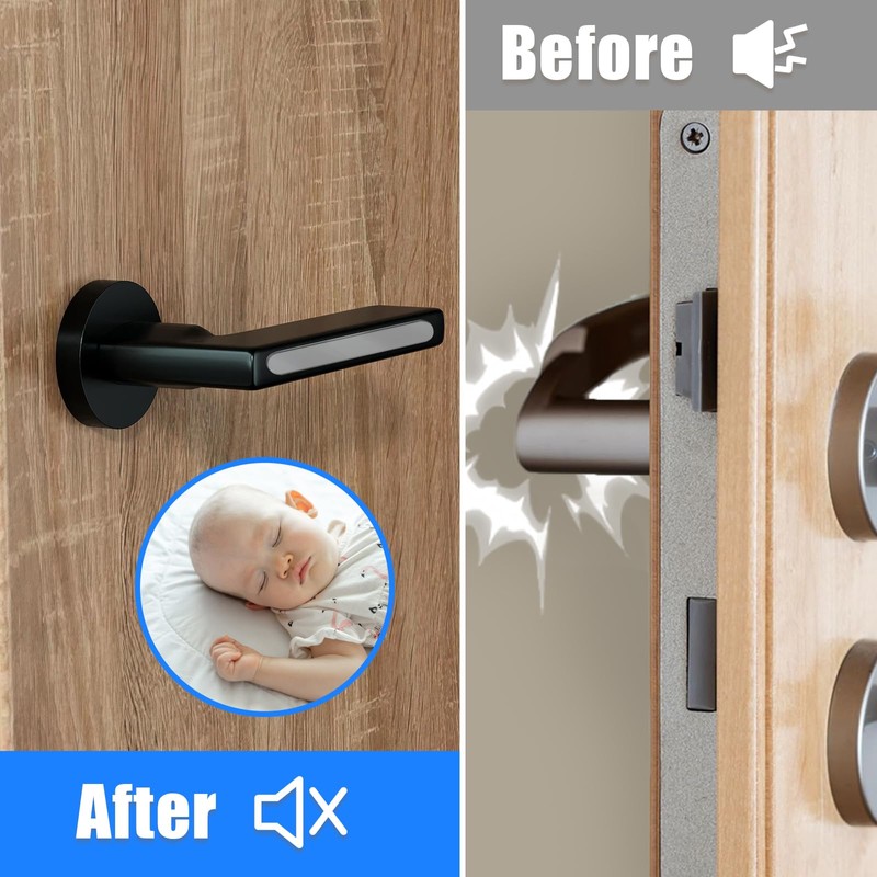 20PCS Cabinet Door Bumpers, Clear Rubber Bumpers Stripes Chair Wall