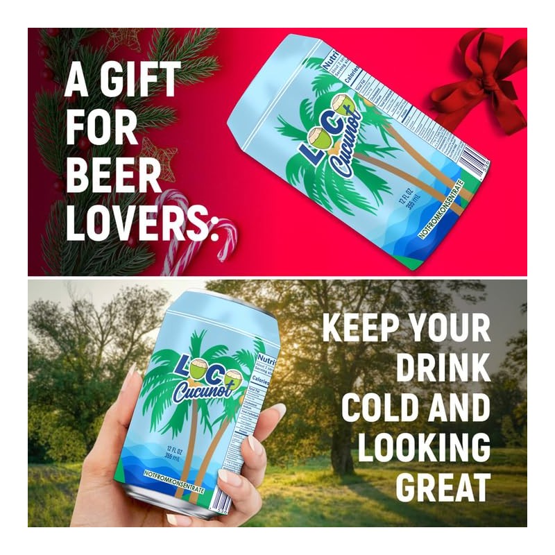 BeerSkin Skywin Silicone Can Covers that Look Like Soda -
