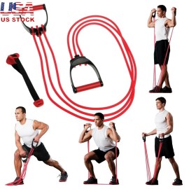 Versatile Resistance Cable System Full Body Workout Home Gym Equipment Fitness