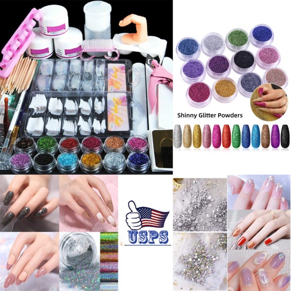 Acrylic Nail Kit Acrylic Powder Liquid Art DIY Gel Set