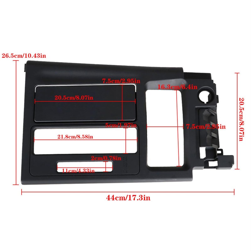 ANTUKO Black Automatic Shift Console Trans Plate Replacement for 1994