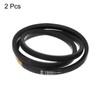 sourcing map 2 pieces B-1600 V-belt drive belt 1600 mm