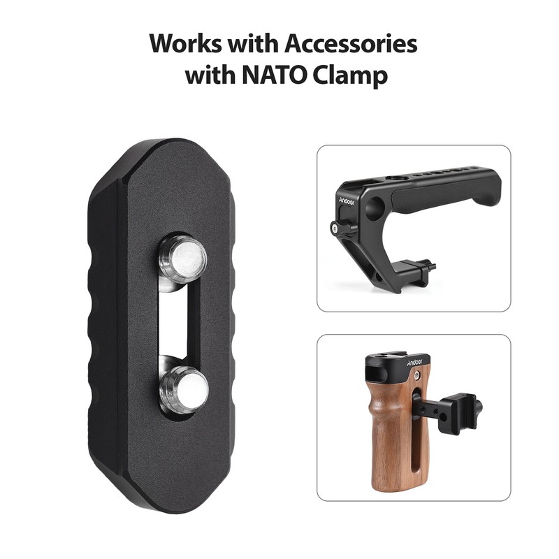 Universal NATO Rail 4.9cm/1.9in Mini Safety Rail Quick Release Anti-Off