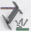 Pack Heavy Duty Stainless Steel Gazebo Roof Riser Beam Bracket