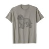 Line Art Cockapoo Cockerpoo T-Shirt