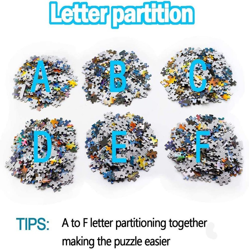 Upworld Mini Jigsaw Puzzles 1000 Piece for Adults,Cardboard and Puzzles