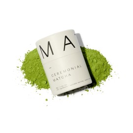Dona Ceremonial Grade Matcha, Stone-Milled from Shizuoka, Kagoshima, and Kyoto Family Tea Estate, Hot or Iced, 1.1 Ounce Airtight Sealed Tin