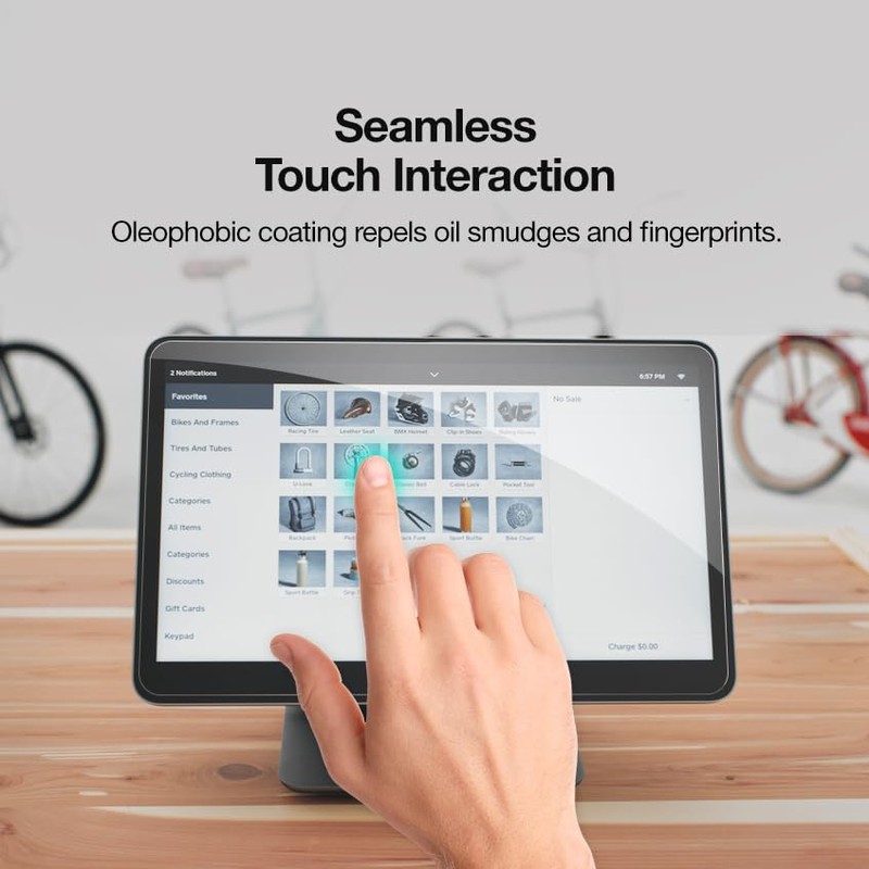 magglass Screen Protector Designed for Square Register (3 Piece) UHD