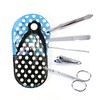 Fun Polka Dot Flip Flop Manicure Kit - Set of