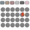 24 Count Sheet - 1" Round Adhesive Match Striker Paper
