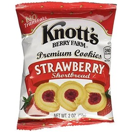 Knott's Berry Farm Strawberry Shortbread -36/2oz (Strawberry, 36 Pouches) by Knott's