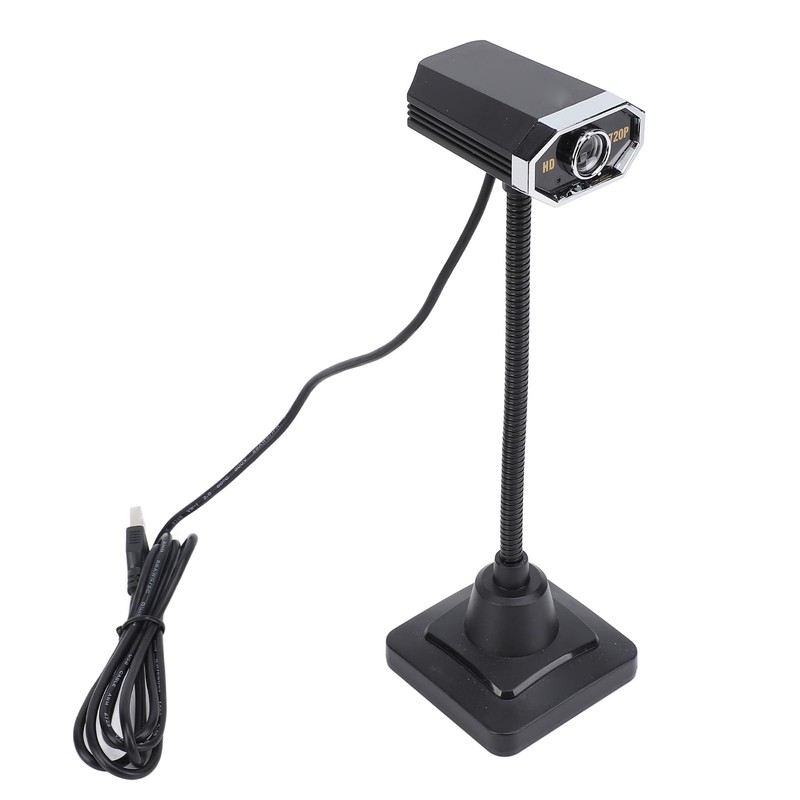 USB Webcam, 1280x720P USB Streaming Webcam with Microphone, Plug and