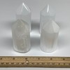 1pc, 3.1"-3.2" Selenite (Satin Spar) Crystal Crystal Tower Point Powerful,
