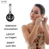 Traveller 114302 Women's Clip Earrings Silver Pearl 10 mm Black
