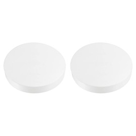 PATIKIL 2pcs 140mm PVC Pipe End Cap Fittings Furniture Grade Plug Coupling Socket for DIY Garden