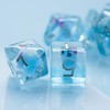 cusdie 7-Die DND Dice, Polyhedral Dice Set Filled with Animal,