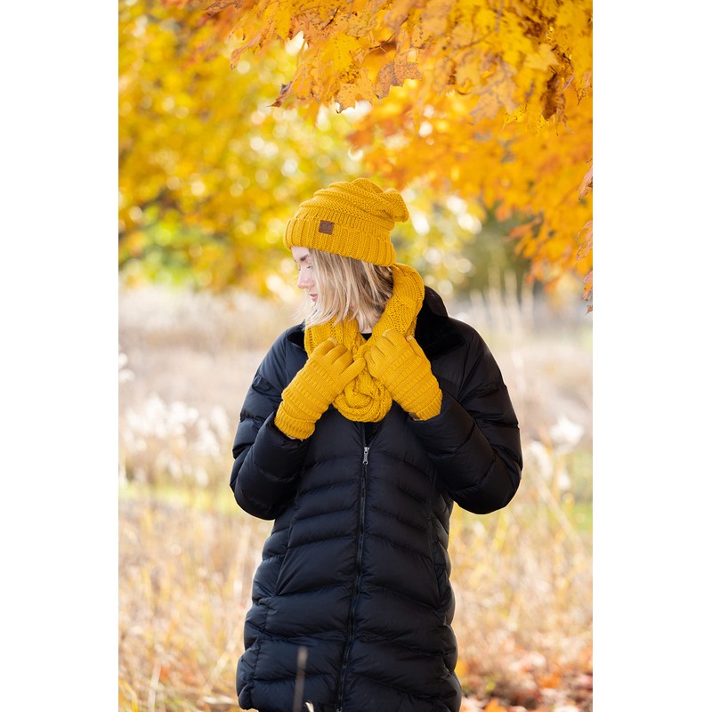 Funky Junque Gorros a juego con forro de invierno cálido