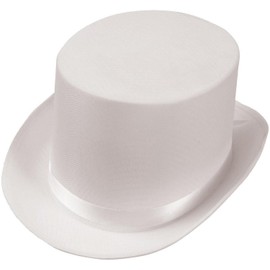 White Top Hat- 1 Pc.