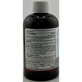 Humco Castor Oil 6 OZ 100% Pure Cold Pressed ODORLESS TASTELESS Hair Skin 09/25