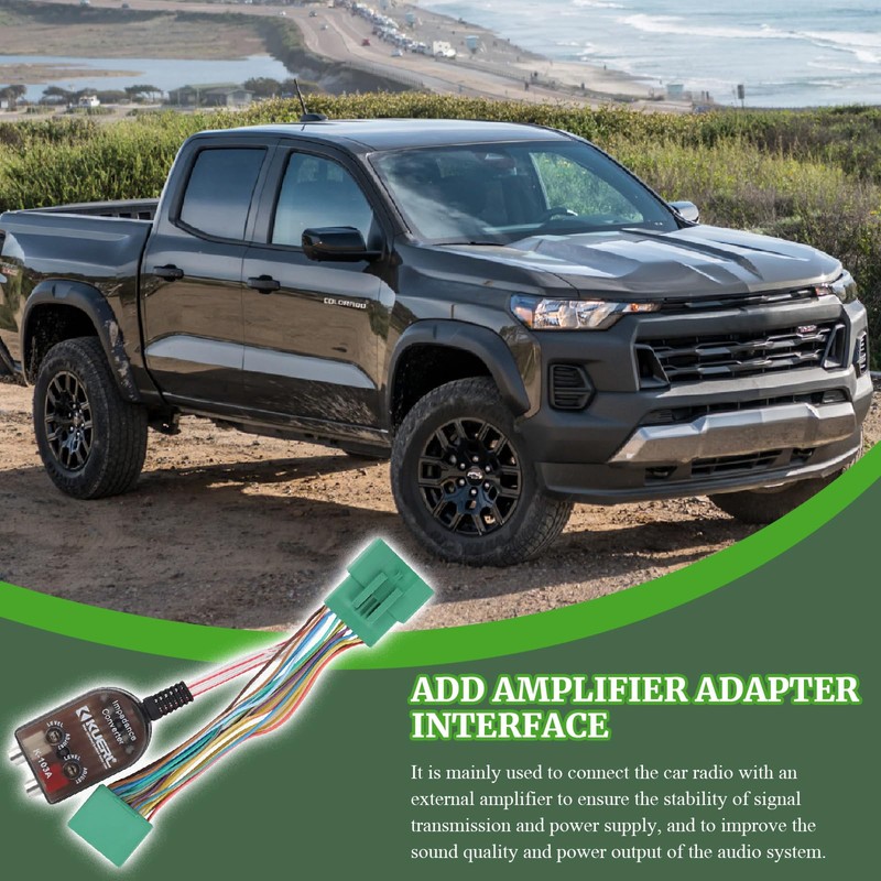 Original Car Radio System Added Amp Adapter Harness Fit for