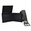 SERGIO TACCHINI Mens Gift Box Reversible Leather Belt and Wallet,