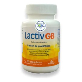 Lactiv Gb Suplemento C30 Cáps. De 750 Mg Cu Naturex Sabor Sin Sabor                                                                                   