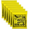 Ernie Ball Guitar Strings, Beefy Slinky Electric-0.011-.054 (6 Pack Bundle),