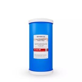 Max Water Whole House Iron Manganese Water Filter for 10"x4.5" Big Blue systems