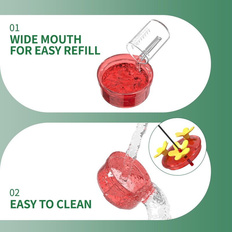 Window Hummingbird Feeder, Small Hummingbird Feeder for Outdoors with Strong