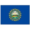 Klicnow New Hampshire (USA State) Flag 5ft x 3ft