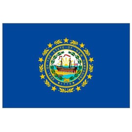 Klicnow New Hampshire (USA State) Flag 5ft x 3ft