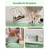 Makeup Bag with Brush Compartment Travel Cosmetic Organizer for Women
