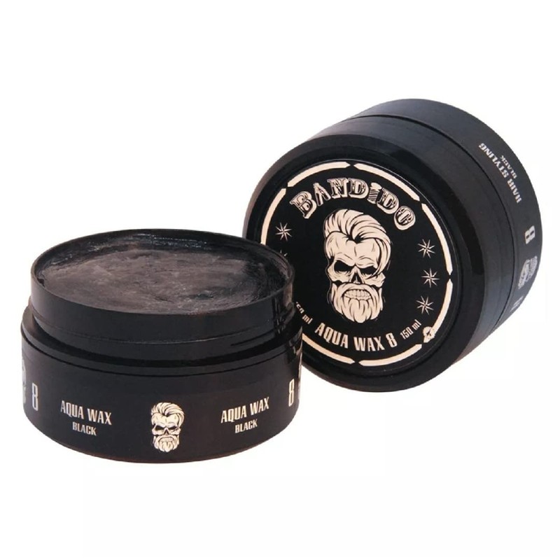 3 x Bandido Hair Wax Black Hair Wax Aqua Hard