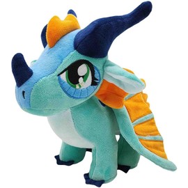 EASELR Wings of Fire Dragon Plush Toy Rainwing Dragon Stuffed Animals Pterosaur Plush Flying Dragon Pillow Plushies Gifts for Fans Kids Boys Girls