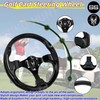 WUKO HUNT Golf Cart Steering Wheel (2024 Upgrade) Universal Design