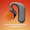 Heated Earmuffs Intelligent 3S Heating Adjustable Lightweight Black Winter Ear