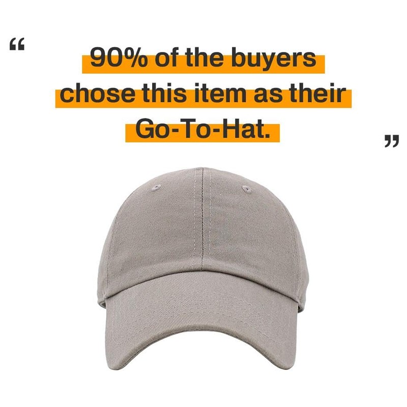 KB-LOW LGY Classic Cotton Dad Hat Adjustable Plain Cap. Polo