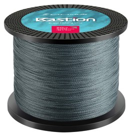 Calamus Bastion Braided Fishing Line, Gray, 300 Yds, 10 LB (4 Strands)