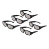 5 Pcs Solar Eclipse Glasses Safe Shades for Direct Sun