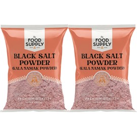 Black Salt 2x100g, Kala Namak Powder - Finest Premium Quality | 100% All Natural | No additives or preservatives