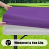 Smiry - Juego de 2 manteles rectangulares para pícnic, impermeables,